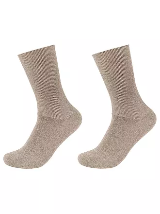 CAMANO | Socken 2er Pkg sand melange | 